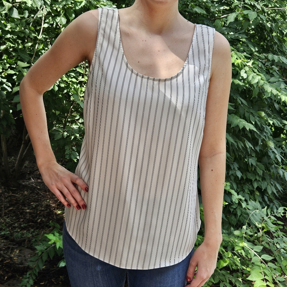 Daily Ritual Crepe Layering Tank
